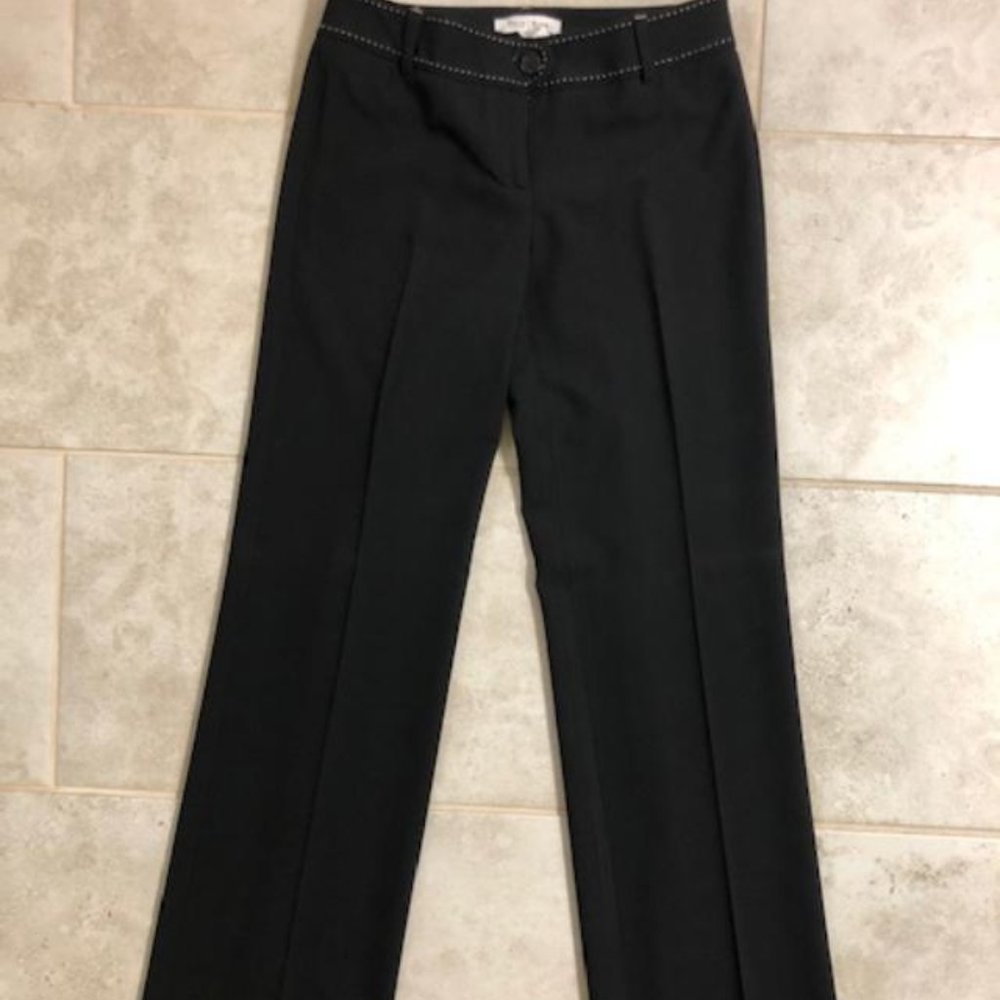 WHBM Mid-rise Flare Black Pant Sz 0 EUC